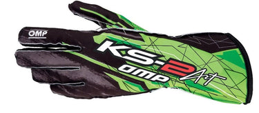 omp-ks-2-art-kart-racing-glove-green/black_image